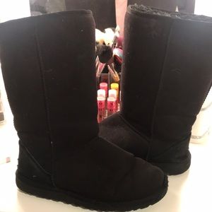 Black UGG boots